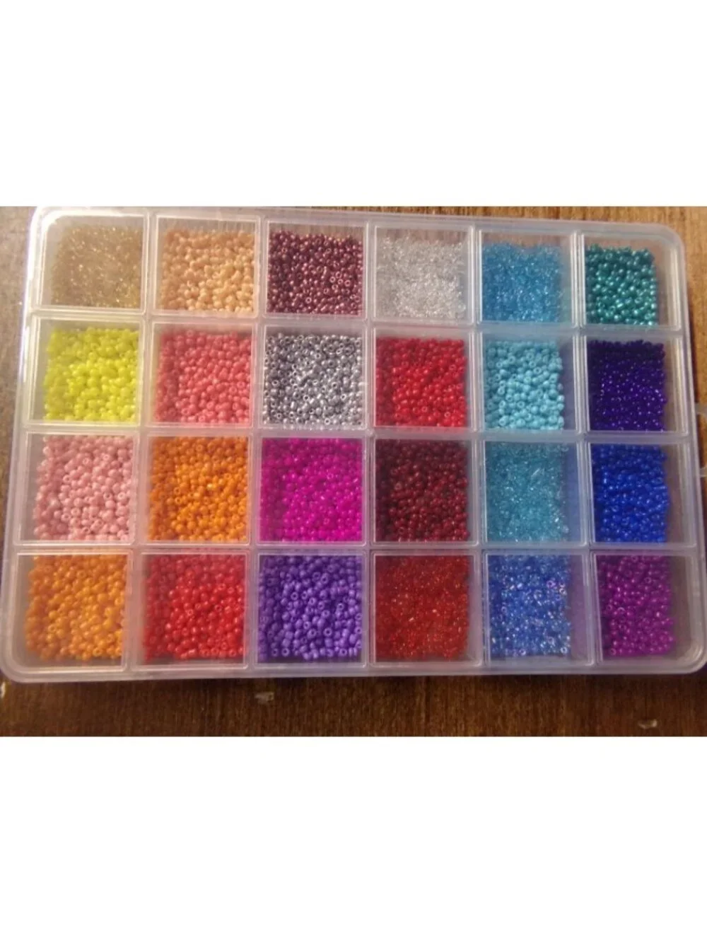 Mixed Color Seed Beads Set in Container Set #1